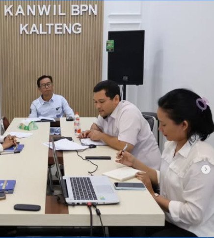 Evaluasi Ketatausahaan BPN Kalteng, Perkuat Kinerja dan Akuntabilitas Satuan Kerja
