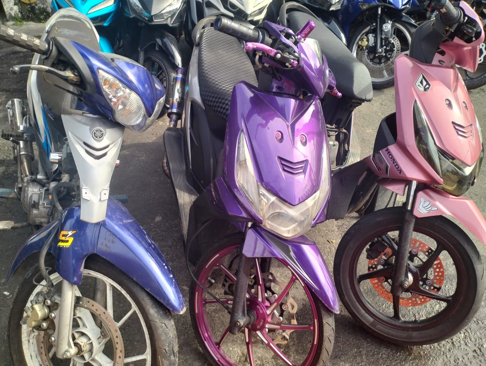 Patroli Tengah Malam, Polisi Palangka Raya Sita Tiga Motor Diduga Dipakai Balap Liar
