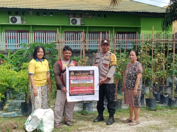 Bhabinkamtibmas Pahandut Ajak Warga Tanjung Pinang Cegah Karhutla Sejak Dini
