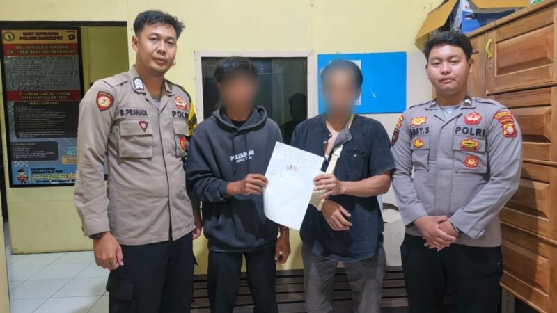 Polsek Rakumpit Fasilitasi Damai, Kasus Laka Lantas Antar Warga Diselesaikan Kekeluargaan