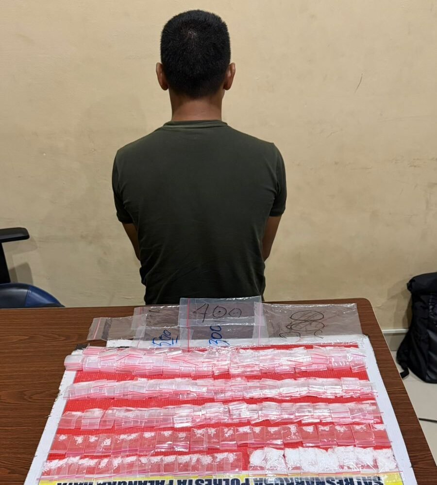 Polisi Sita 481 Paket Sabu di Palangka Raya, 1 Pria Ditangkap