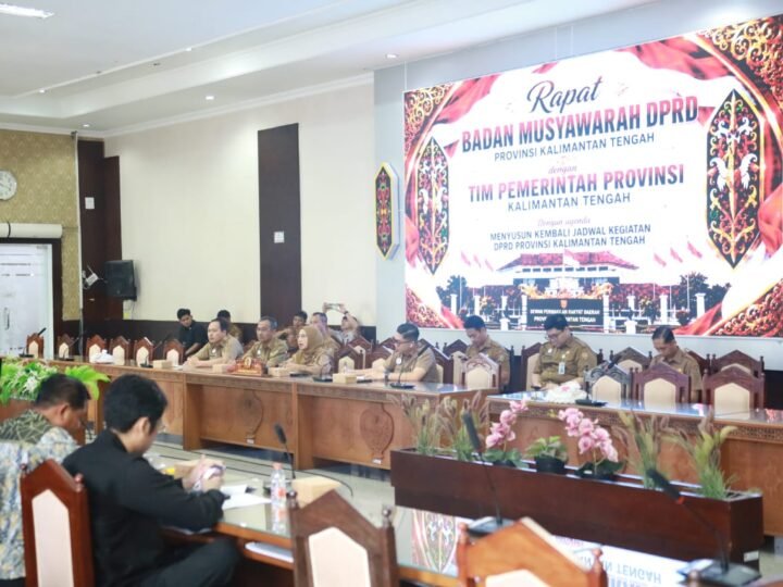 Rapat Banmus DPRD Kalteng, Tetapkan Rangkaian Agenda Strategis Hingga Akhir Juli 2026