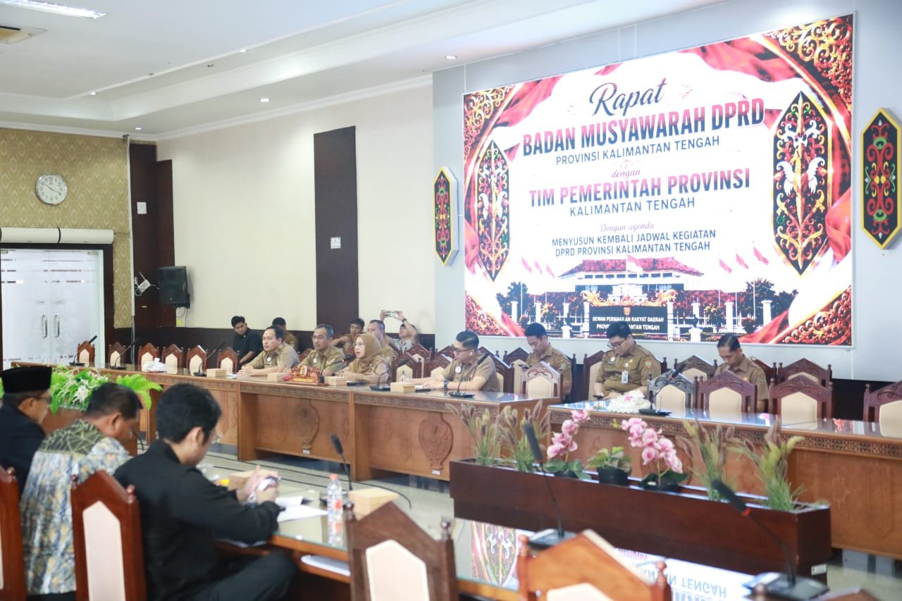 Rapat Banmus DPRD Kalteng, Tetapkan Rangkaian Agenda Strategis Hingga Akhir Juli 2026