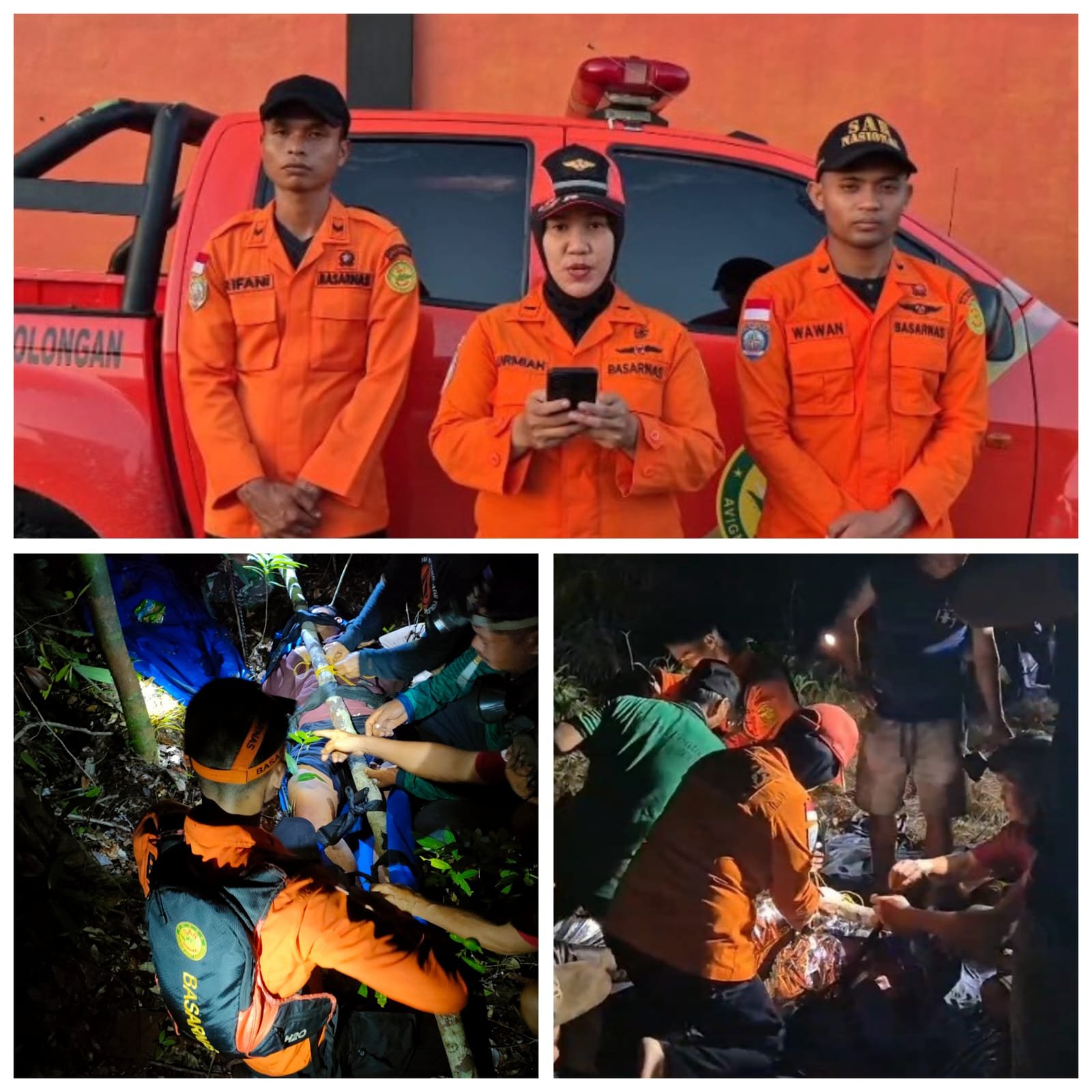 Setelah Dua Hari Dicari, Dua Pemuda yang Hilang Saat Berburu di Hutan Kapuas Ditemukan Selamat