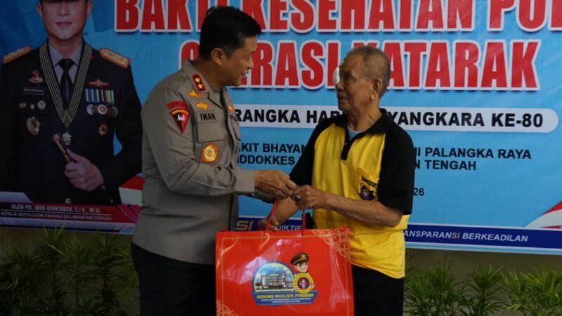 Sambut Hari Bhayangkara ke-80, Polda Kalteng Bantu Warga Pulihkan Penglihatan Lewat Operasi Katarak Gratis