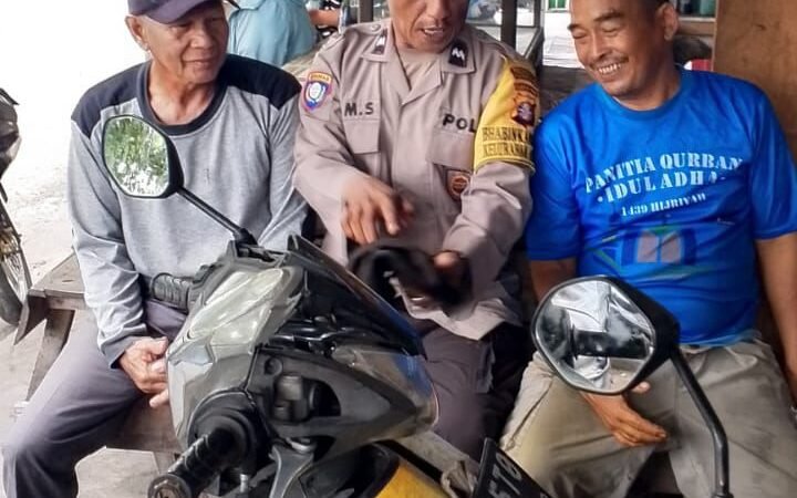 Bhabinkamtibmas Ajak Warga Menteng Aktif Cegah Gangguan Keamanan Lingkungan