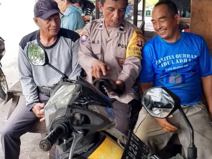 Bhabinkamtibmas Ajak Warga Menteng Aktif Cegah Gangguan Keamanan Lingkungan