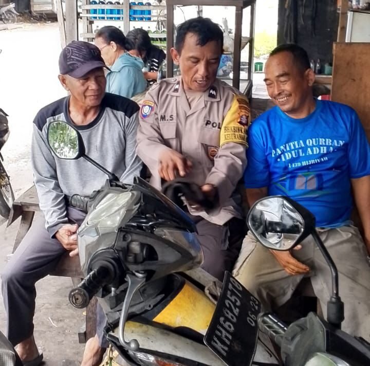 Bhabinkamtibmas Ajak Warga Menteng Aktif Cegah Gangguan Keamanan Lingkungan