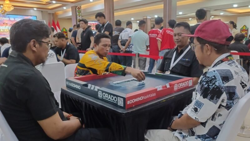 Lomba Domino Piala Kapolda Jadi Ajang Pererat Sinergi Polri dan Insan Pers di Kalteng