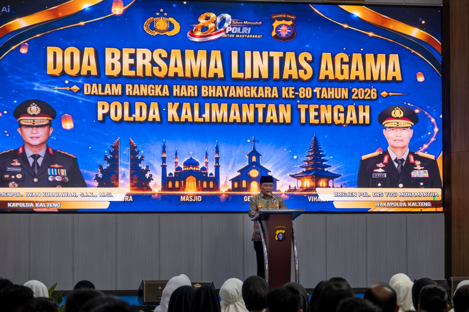 Polda Kalteng Gelar Doa Bersama Enam Agama Menjelang Hari Bhayangkara ke-80