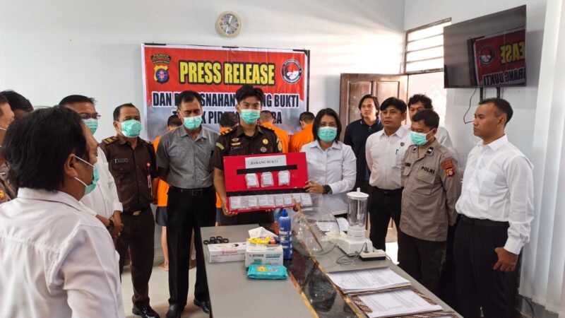 Polresta Palangka Raya Musnahkan Barang Bukti Narkoba dari Lima Kasus, Terdiri dari Sabu dan Ekstasi