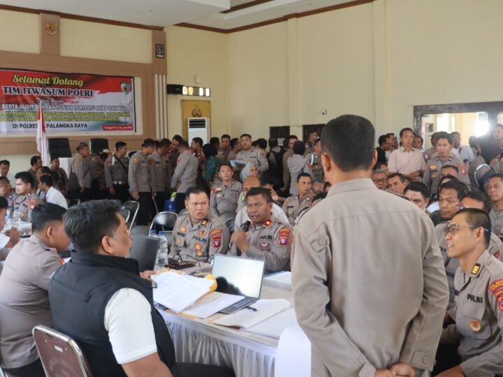 Audit Kinerja Polri Digelar di Polresta Palangka Raya, Tim Itwasum Periksa Empat Bidang Utama