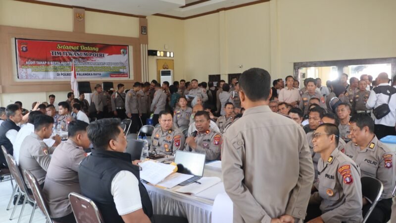 Audit Kinerja Polri Digelar di Polresta Palangka Raya, Tim Itwasum Periksa Empat Bidang Utama