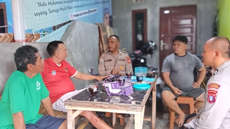 Polsek Sabangau Kenalkan Layanan Darurat 110 kepada Warga Kereng Bangkirai