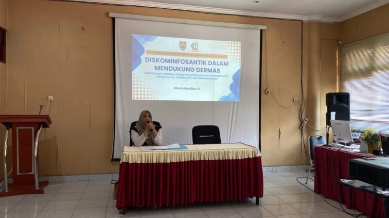 Peran Strategis Diskominfosantik Kalteng Dukung Kampanye GERMAS Melalui Komunikasi Publik dan Literasi Digital
