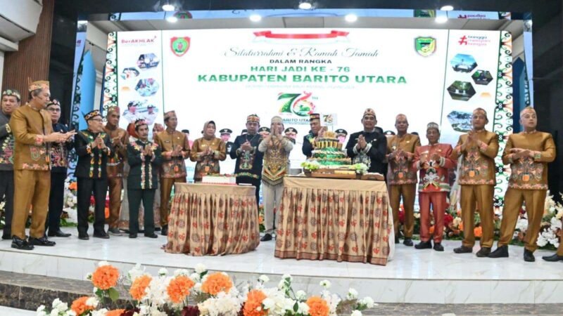 Usai Upacara Peringatan Hari Jadi Ke-76 Kabupaten Barito Utara, Gubernur Kalteng Hadiri Acara Ramah Tamah