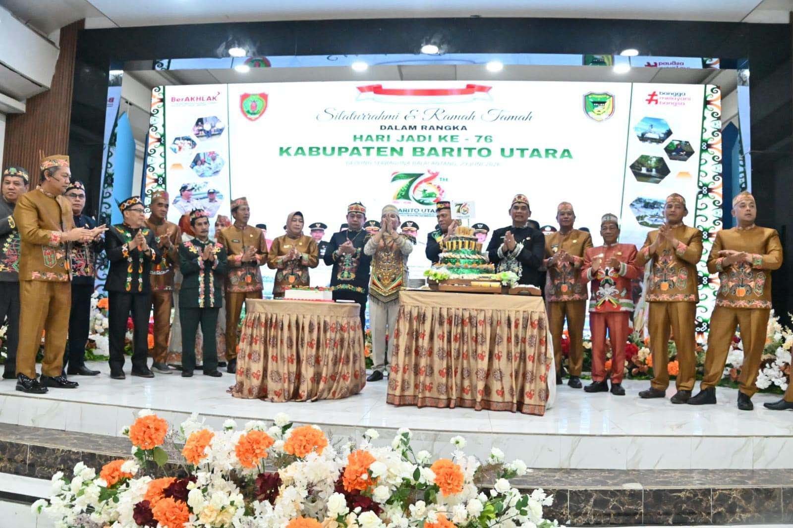Usai Upacara Peringatan Hari Jadi Ke-76 Kabupaten Barito Utara, Gubernur Kalteng Hadiri Acara Ramah Tamah