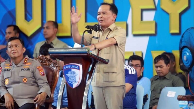 Gubernur Kalteng Buka Turnamen Bola Voli Kapolda Cup II Tahun 2026