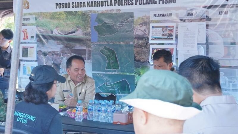 Gubernur Tinjau Posko Penanganan Siaga Karhutla di Pulang Pisau