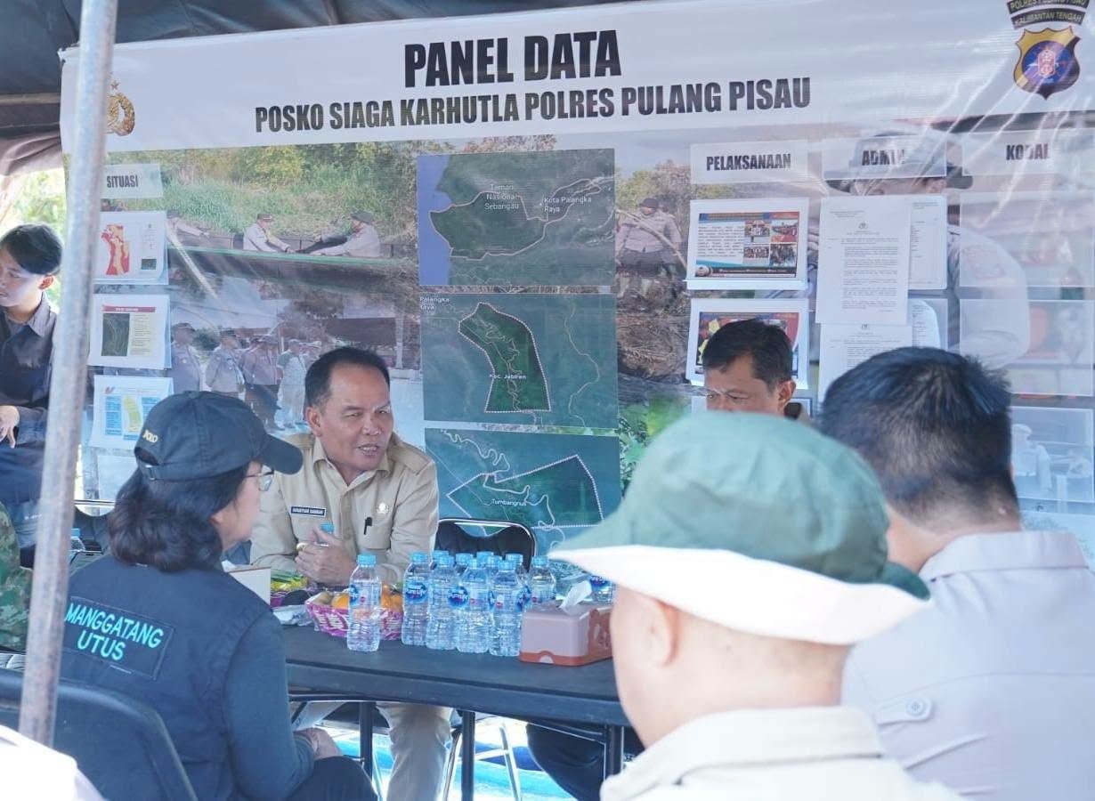 Gubernur Tinjau Posko Penanganan Siaga Karhutla di Pulang Pisau