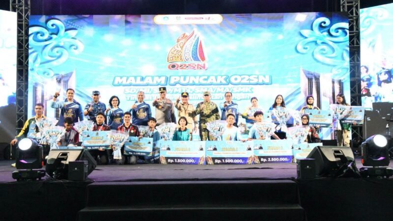 Hadiri Malam Puncak O2SN, Gubernur Tegaskan Pentingnya Olahraga dalam Membangun Karakter Generasi Muda
