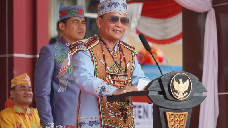 Pimpin Upacara Peringatan Hari Jadi ke-24 Pulang Pisau, Gubernur Kalteng Apresiasi Kemajuan Daerah