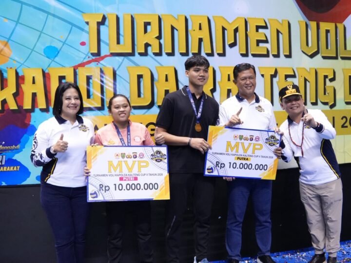 Polres Kobar dan Polres Barut Juara Kapolda Cup II 2026, Gubernur Kalteng Serahkan Piala Bergilir
