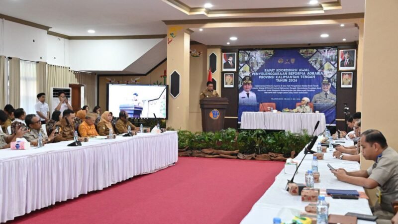 BPN Kalteng Siapkan Ribuan Bidang Tanah untuk Reforma Agraria 2026