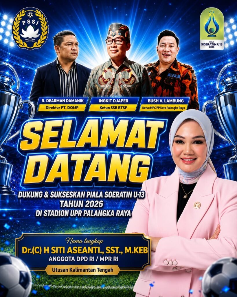Pemuda Pancasila Palangka Raya Dorong Talenta Muda Lewat Piala Soeratin U-13 2026