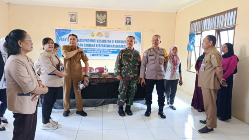 Bhabinkamtibmas Tumbang Rungan Hadiri Penyerahan Mahasiswa Praktik, Dukung Kolaborasi Edukasi dan Kamtibmas