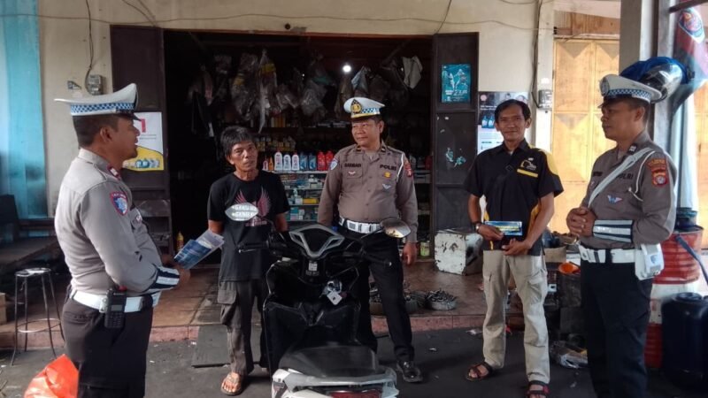 Satlantas Polresta Palangka Raya Ingatkan Bengkel Soal Larangan Knalpot Brong