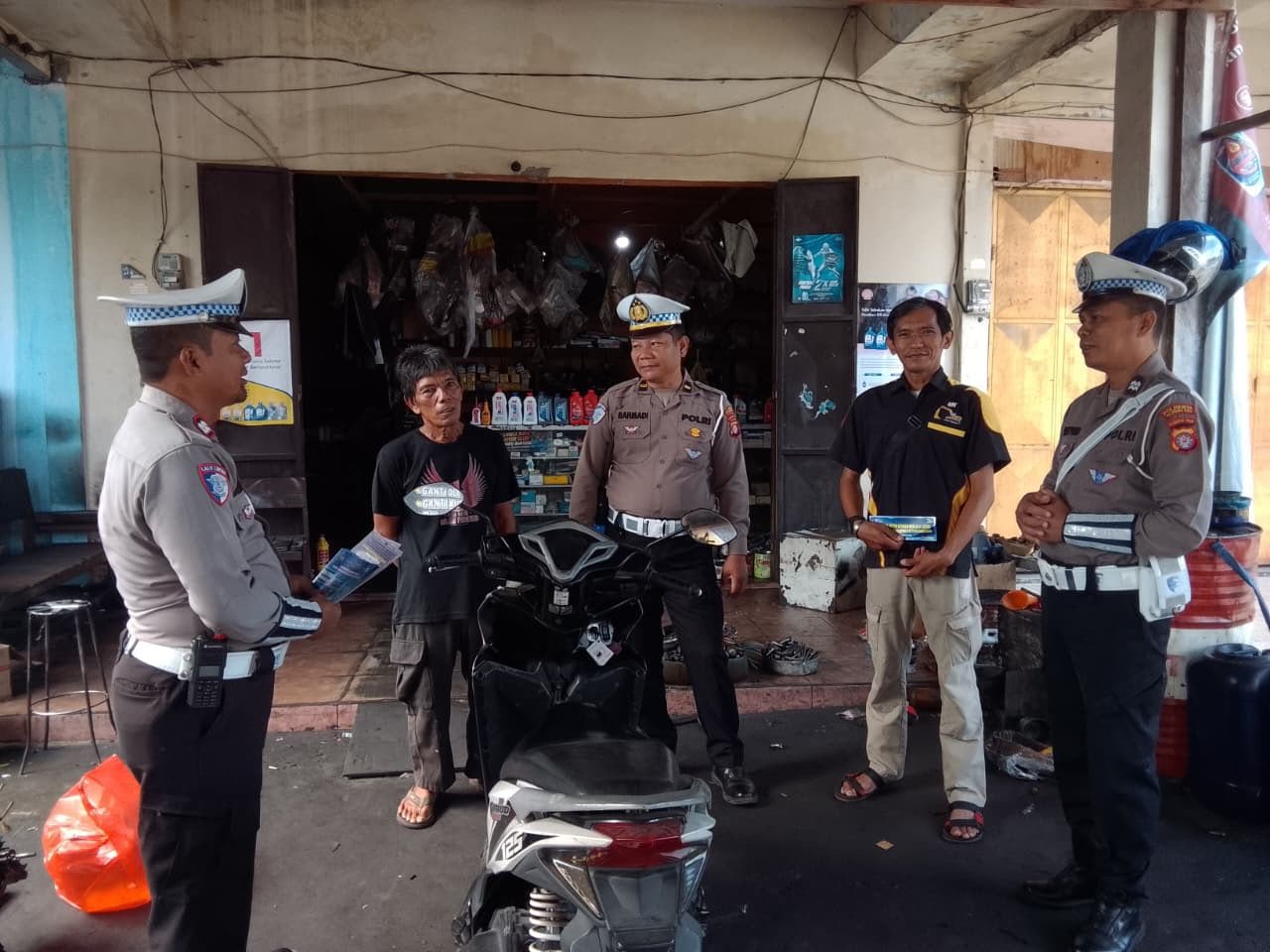 Satlantas Polresta Palangka Raya Ingatkan Bengkel Soal Larangan Knalpot Brong