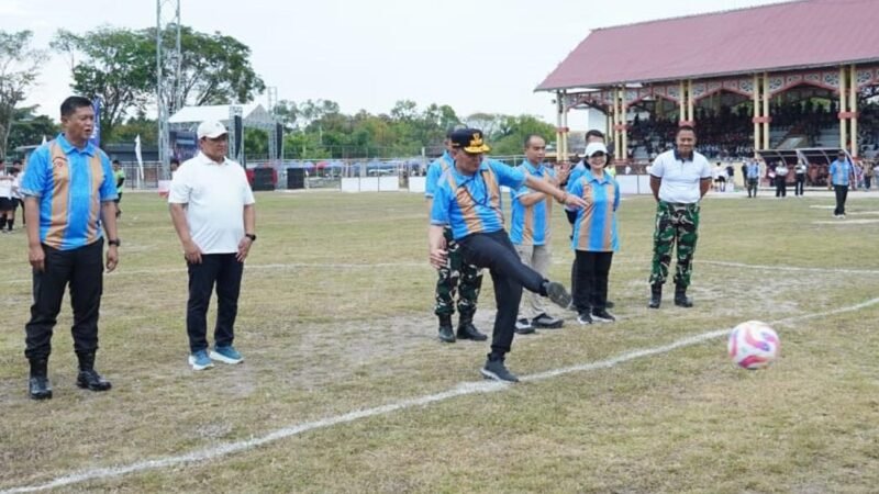 Agustiar Sabran Buka Turnamen Sepak Bola Gubernur Cup, Dorong Kebangkitan Sepak Bola Kalteng