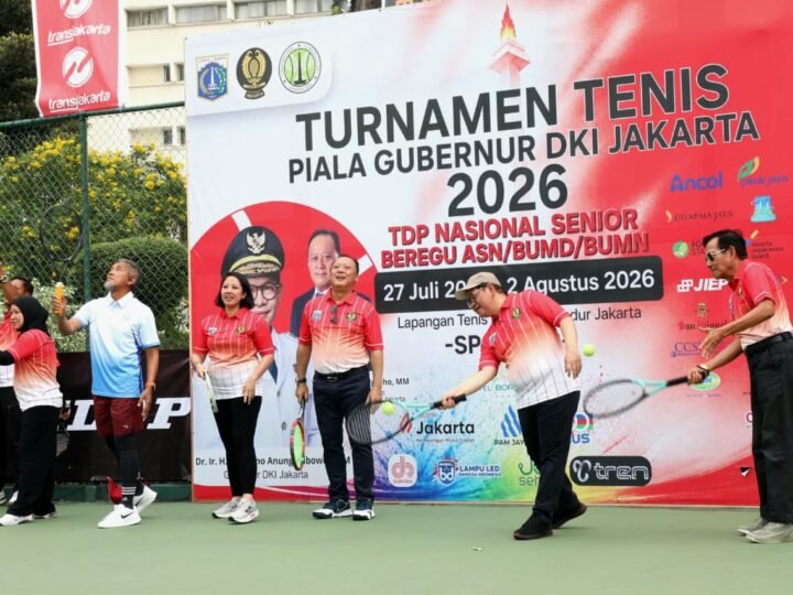 Dari Lapangan Tenis ke Meja Kerja, ATR/BPN Bangun Sinergi di Turnamen Piala Gubernur DKI