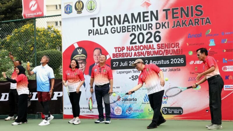 Dari Lapangan Tenis ke Meja Kerja, ATR/BPN Bangun Sinergi di Turnamen Piala Gubernur DKI