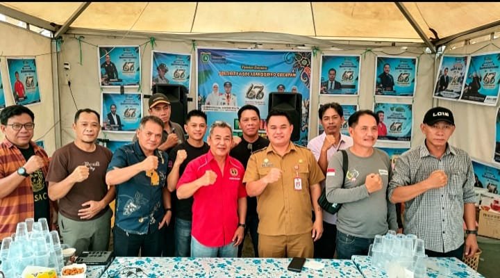 Ketua Pelaksana HUT Barsel ke 67, EKO HERMANSYAH Hadir Kunjungi Post MEDIA CENTER BATUAH