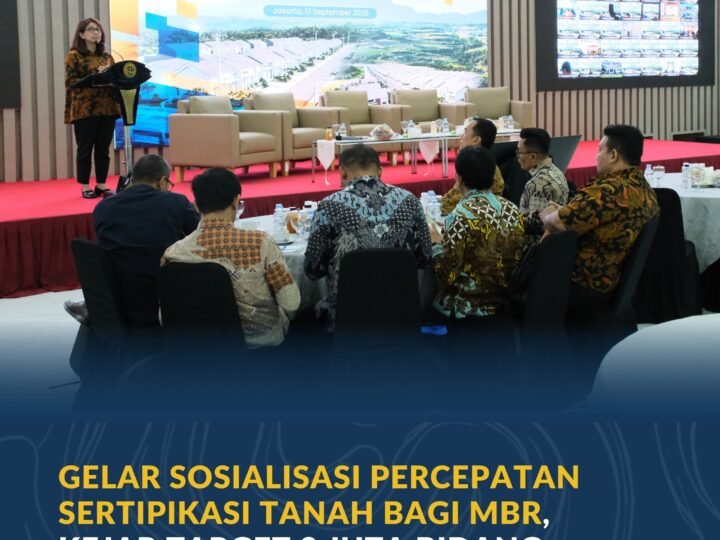 Target Sertipikasi 3 Juta Tanah untuk MBR Dipercepat, ATR/BPN Sasar 2027