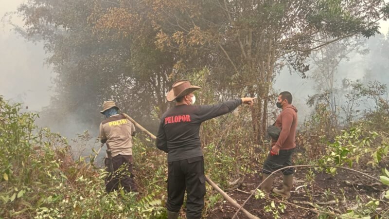 Polisi Temukan Karhutla di Marang, Api Langsung Dididinginkan