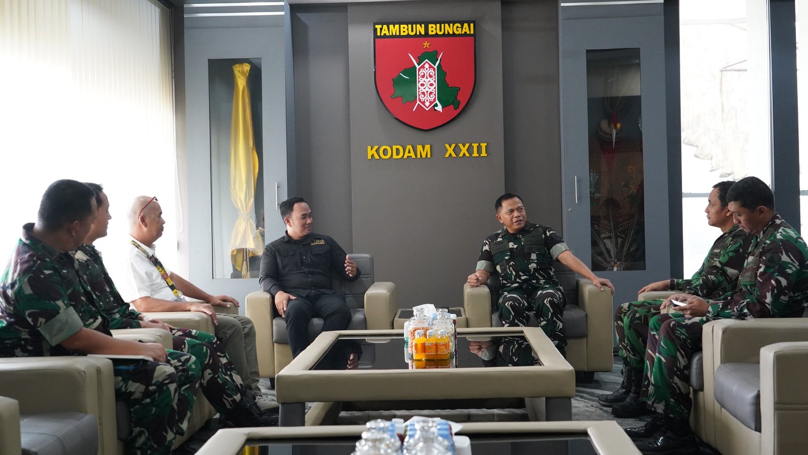 Silaturahmi Jadi Awal, Kodam XXII/Tambun Bungai dan CTARSA Foundation Siapkan Sinergi Sosial