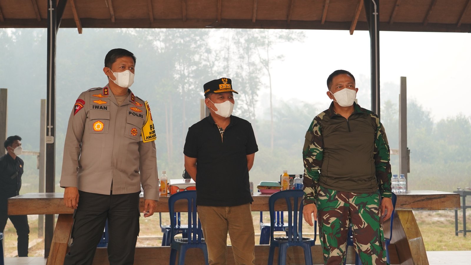 Pangdam, Gubernur, dan Kapolda Kalteng Pantau Langsung Penanganan Karhutla