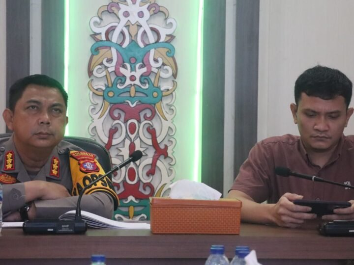Kapolresta Palangka Raya Ikuti Evaluasi Penanganan Karhutla Bersama Kapolda Kalteng