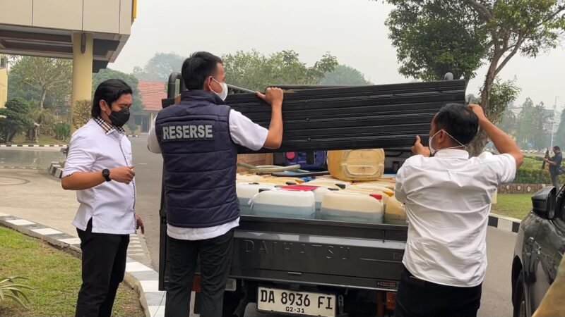 Hampir 10 Ribu Liter BBM Disita di Kalteng, 23 Orang Diamankan Polisi