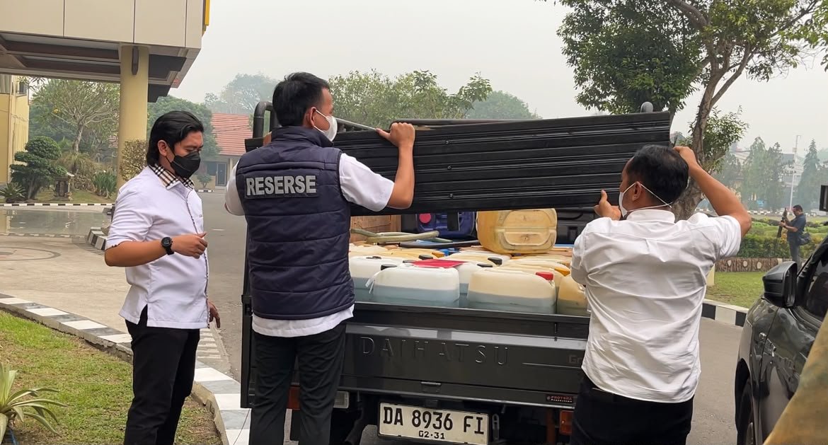 Hampir 10 Ribu Liter BBM Disita di Kalteng, 23 Orang Diamankan Polisi